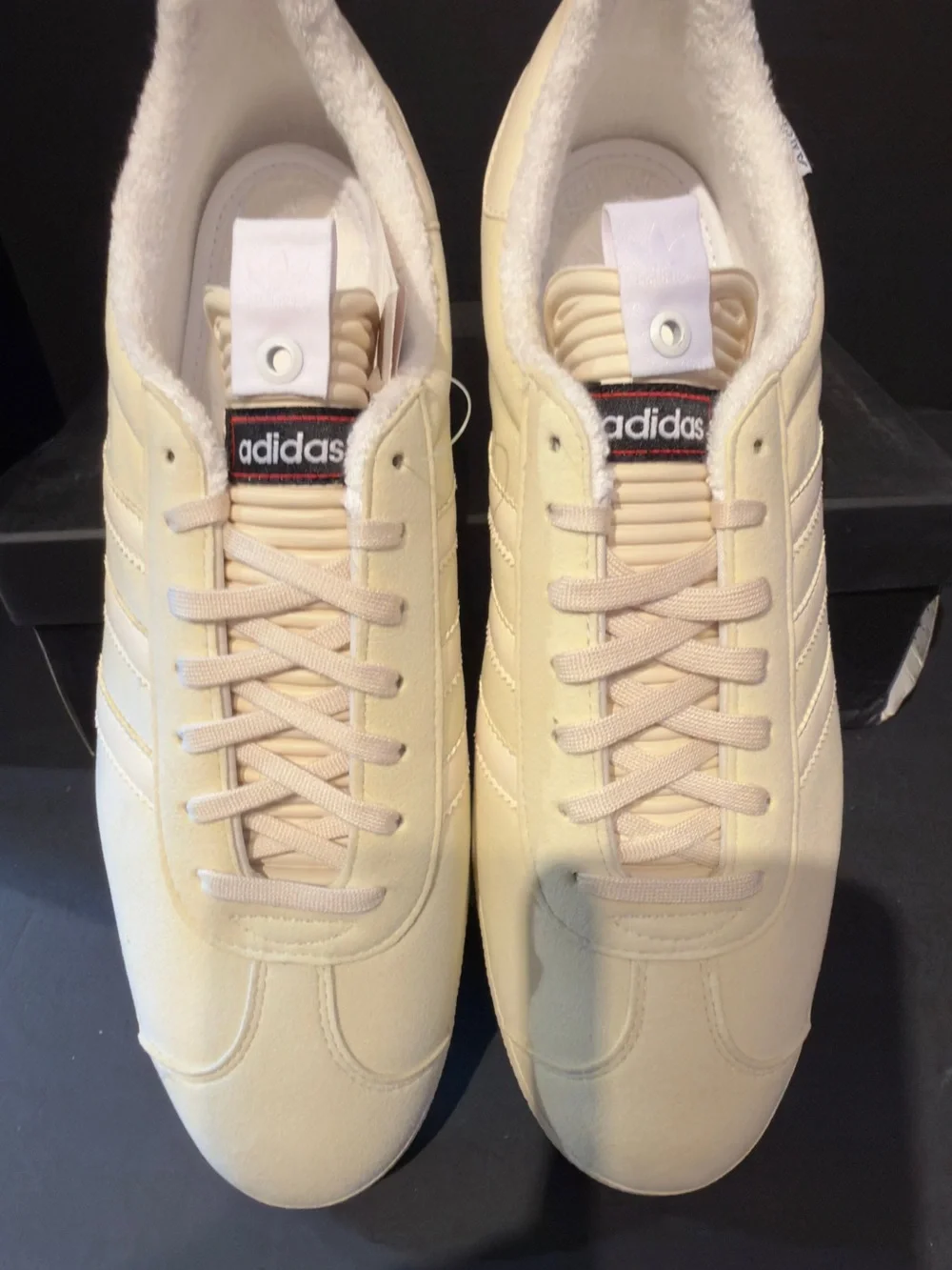 Adidas Gazelle-UA and Sons Collab Style Men's Sneakers in Cream